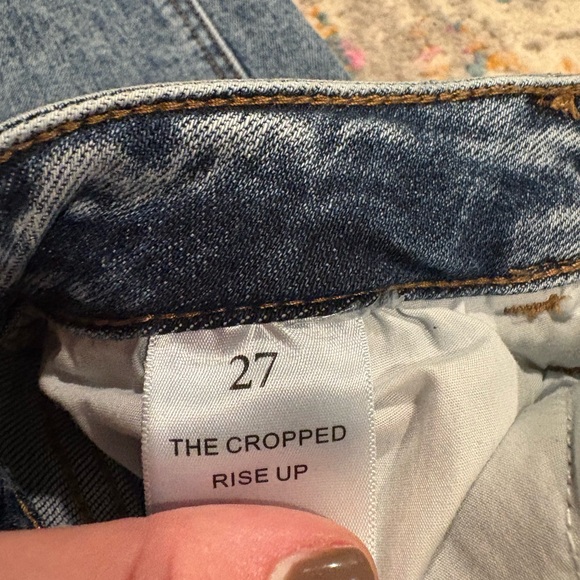 Distressed Blue Jeans - Picture 8 of 9